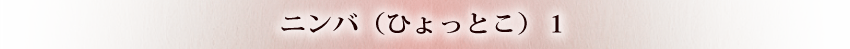 ニンバ（ひょっとこ）1